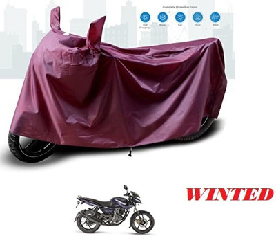 Winted Two Wheeler Cover for Bajaj(Pulsar 125, Maroon)