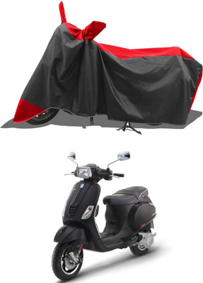 Romeiz Two Wheeler Cover for Vespa(SXL 150 BS6, Red, Black)