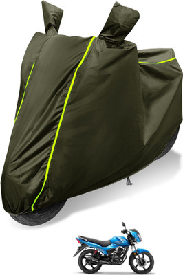 MOCKHE Waterproof Two Wheeler Cover for Bajaj(V 150, Green)
