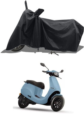 KANISHA ENTERPRISES Waterproof Two Wheeler Cover for Ola(Scooty Streak, Black)