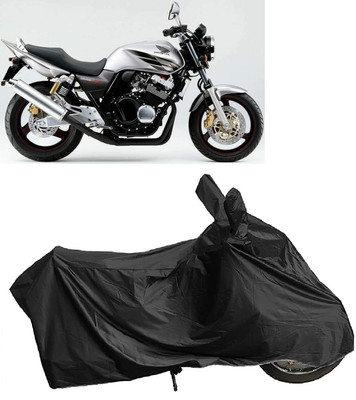 DIGGU Two Wheeler Cover for Honda(CB 400, Black)