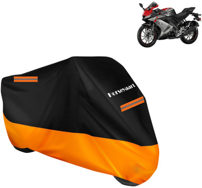 Horseyaart Waterproof Two Wheeler Cover for Yamaha(YZF R15 V3.0, Orange)