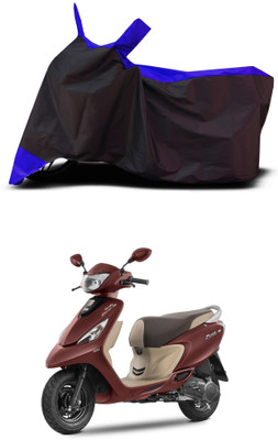 VESMEI Two Wheeler Cover for TVS(Scooty Zest, Blue)