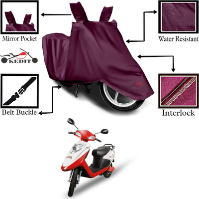 KEDIT Two Wheeler Cover for Universal For Bike(Maroon)