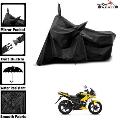 KEDIT Two Wheeler Cover for Honda(CBF Stunner, Black)