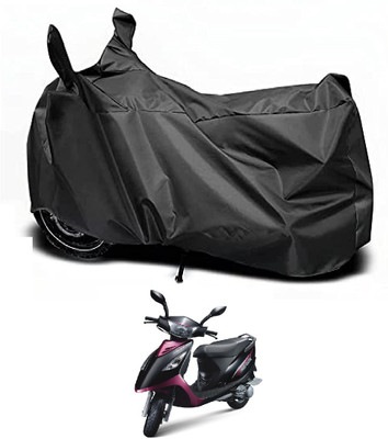 Auto Hub Waterproof Two Wheeler Cover for TVS(Streek, Black)