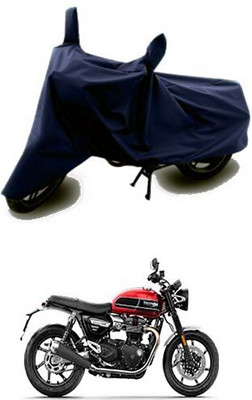 THE REAL ARV Waterproof Two Wheeler Cover for Triumph(Blue)