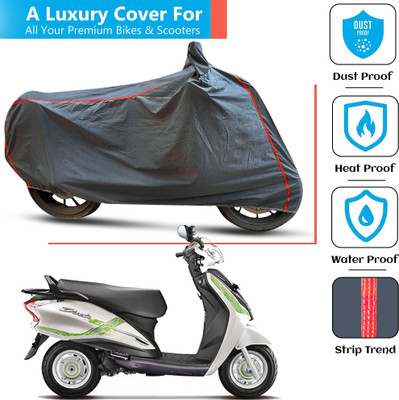 FAMEXON Waterproof Two Wheeler Cover for Hero(Duet 125 CC BS6, Grey)