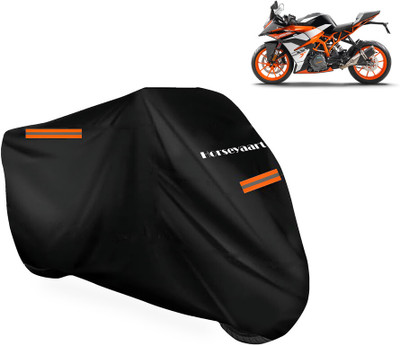 Horseyaart Waterproof Two Wheeler Cover for KTM(RC 390, Black)