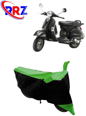 RRZ Waterproof Two Wheeler Cover for LML(Star Euro 150, Black, Green)