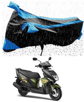 Mdstar Waterproof Two Wheeler Cover for Yamaha(Ray ZR, Blue, Black)