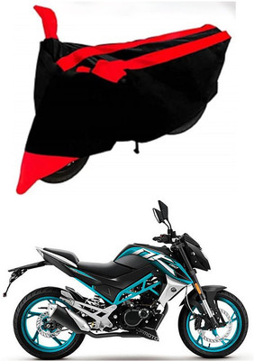 AutoGalaxy Waterproof Two Wheeler Cover for CFMoto(150NK, Red, Black)