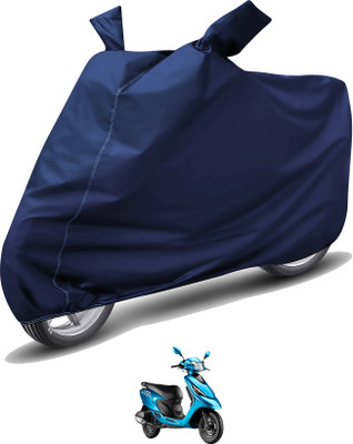 MOCKHE Waterproof Two Wheeler Cover for TVS(Zest, Blue)