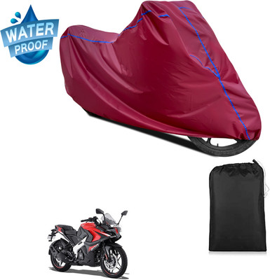 GOSHIV-car and bike accessories Waterproof Two Wheeler Cover for Bajaj(Pulsar RS200 BS6, Maroon)