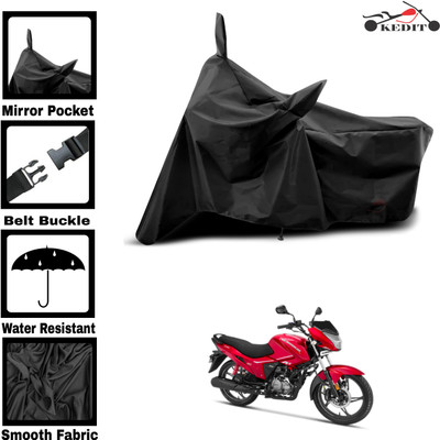 AASHTIK MART Two Wheeler Cover for Hero(Glamour, Black)