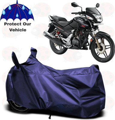 sowelar Waterproof Two Wheeler Cover for Hero(CBZ Extreme, Blue)
