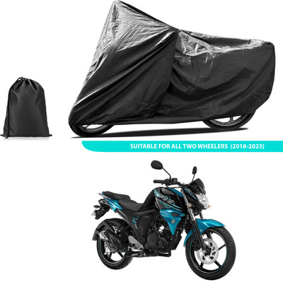 CODOKI Two Wheeler Cover for Yamaha(FZ S FI (V 2.0), Black)