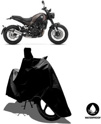 Amexride Waterproof Two Wheeler Cover for Benelli(Leoncino, Black)
