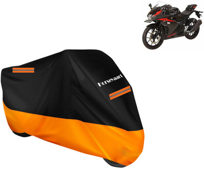 Horseyaart Waterproof Two Wheeler Cover for Suzuki(GSX R150, Orange)