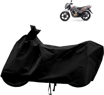Horseyaart Waterproof Two Wheeler Cover for TVS(Victor BS6, Black)