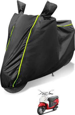 MOCKHE Waterproof Two Wheeler Cover for Hero(Pleasure, Black)