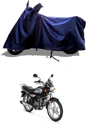 AASHTIK MART Two Wheeler Cover for Hero(Splendor Plus, Blue)