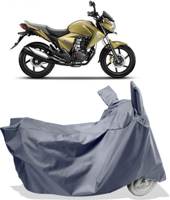 Amexride Two Wheeler Cover for Honda(Unicorn Dazzler, Grey)