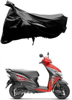 SK AUTO Waterproof Two Wheeler Cover for TVS(Scooty Pep+, Black)
