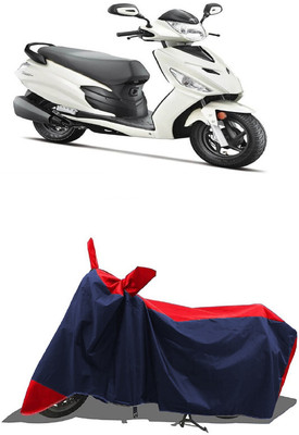 SUGASHRI Waterproof Two Wheeler Cover for Hero(Electric Dash BS6, Red, Blue)