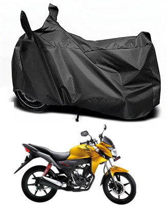 Auto Hub Waterproof Two Wheeler Cover for Honda(CB Twister, Black)