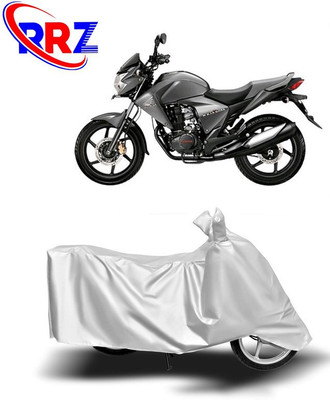 RRZ Waterproof Two Wheeler Cover for Honda(Unicorn Dazzler, White)