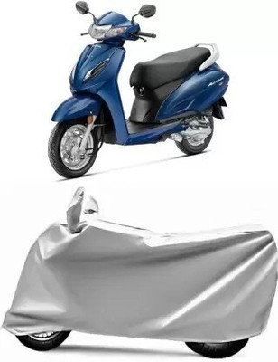 DeepShakshi AUTOMOTIVE Waterproof Two Wheeler Cover for Honda(Activa 5G, Silver)