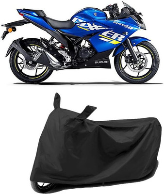 AASHTIK MART Two Wheeler Cover for Suzuki(Gixxer SF, Black)
