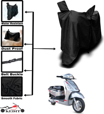 AASHTIK MART Two Wheeler Cover for Hero(Electric NYX e5, Black)