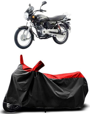 KEDIT Two Wheeler Cover for Bajaj(Boxer BM 150, Red, Black)