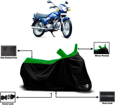 Amexride Two Wheeler Cover for TVS(Centra, Green)