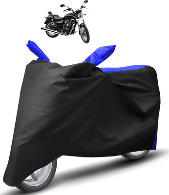 Caronix Two Wheeler Cover for Royal Enfield(Thunderbird, Blue)