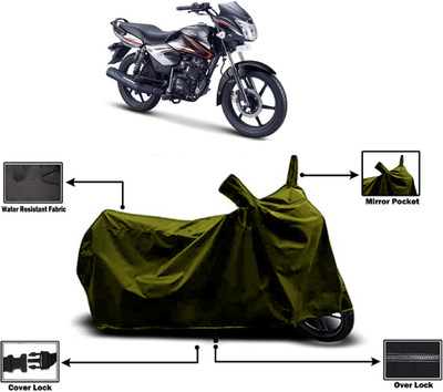 Amexride Two Wheeler Cover for TVS(Pheonix, Green)