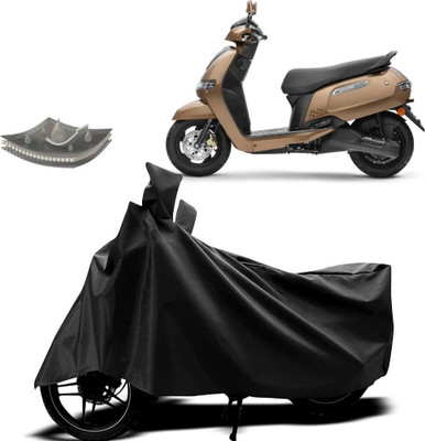 DeepShakshi AUTOMOTIVE Waterproof Two Wheeler Cover for TVS(Jupiter 125, Black)
