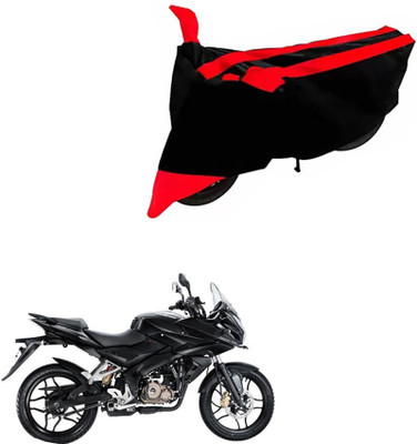 DeepShakshi AUTOMOTIVE Two Wheeler Cover for Bajaj(Pulsar AS 150, Black, Red)
