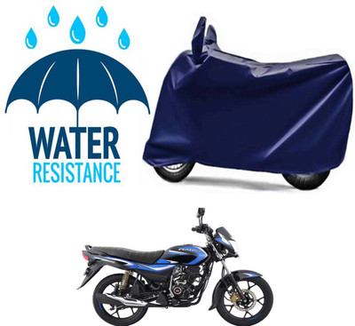 DeepShakshi AUTOMOTIVE Waterproof Two Wheeler Cover for Bajaj(Platina 110, Blue)