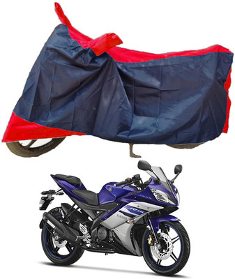 Mdstar Waterproof Two Wheeler Cover for Yamaha(YZF-R15 V2, Red, Blue)