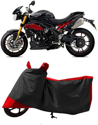 GROFATIK Two Wheeler Cover for Triumph(Speed Triple ABS, Red)