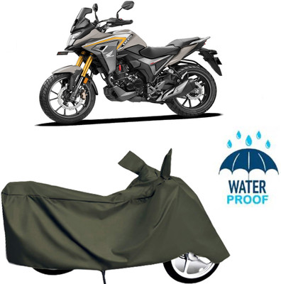 Autoinnovation Waterproof Two Wheeler Cover for Honda(Green)