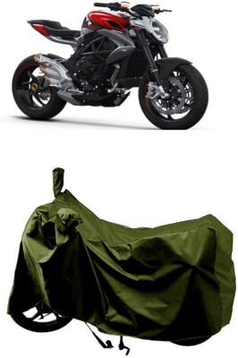 SUGASHRI Waterproof Two Wheeler Cover for MV Agusta(Brutale, Green)