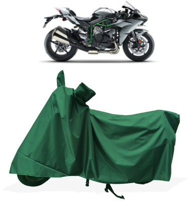 Tricway Two Wheeler Cover for Kawasaki(Ninja H2 BS6, Green)