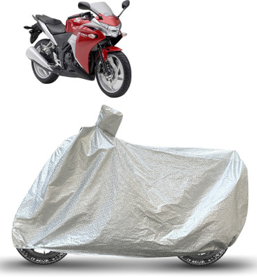 Caronix Waterproof Two Wheeler Cover for Honda(CBR 250R, Silver)