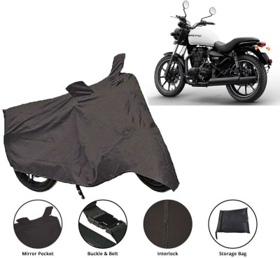 Lakshmina Enterprises Waterproof Two Wheeler Cover for Royal Enfield(Thunderbird 350, Black)