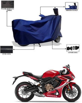PAGORA Waterproof Two Wheeler Cover for Honda(CBR650R, Blue)