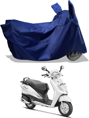 Amexride Two Wheeler Cover for Hero(Duet VX 110CC BS6, Blue)